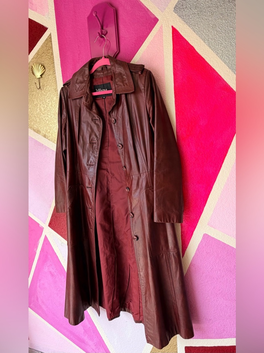 Vintage Wilsons Burgandy Leather Jacket - Picture 5 of 13